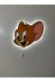 Decorative Wooden Printed Tom and Jerry (Jerry) Figure Children's Room Night Light 32*27 - 3