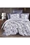 Lilac Clasy Double Ranforce Duvet Cover Set