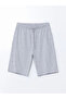 Blue Standard Fit Men's Shorts Pajama Set - 3