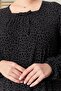 Women's Large Size Square Collar Striped Dress - 3