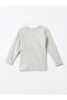 Lcw Kids Gray Crew Neck Boys' Pajama Set - 4