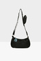 Black Women's Wallet Satin Baguette m 000008576 - 3