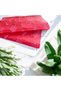 Red and White Floral Printed Pelur - 17Gr. / Red Hırırır Pelur Paper - 50X70 cm 10 Pieces / Special Product - 5
