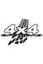 Off Road 4X4 Sticker A+Quality 20 X 12 cm Durable