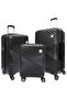 Moods up Black 3-Piece Suitcase Set