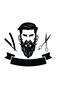 Men's Hairdresser Sticker A+ Quality 20 X 18 cm Durable