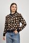 Crni leopard pleteni kardigan 24367 - 8