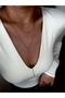 Steel Minimal Multi-Clined Decolte Necklace