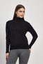 Black Turtleneck Sleeve Detail Sweater 24369 - 8