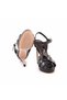 Women's Patent Leather Leather Sole Black Night & Evening Dress Sandals - 5