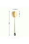 2-in-1 Shower Body Brush with Bristle and Fiber Cover Long Handle Practical Back Cleaning - 8