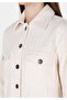 Regular Fit Shirt Neck Plain Women's Ecru Long Sleeve Shirt Cl 1072497 - 4