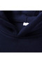 Men's Navy Blue Hooded Winter Thick Sweatshirt - 3