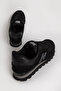 Men's Comfort Sneaker Sneakers Real Leather Hj Peru 19250m Black/Smoked - 4