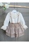 Baby Girl Lace Detailed Salopet Dress