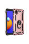 Galaxy A01 Core Case with Camera Protruding Stand Ring Magnet Armor Cover Vega - Rose Gold