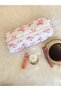 Pink Ribbon Single Compartment Pen Holder Washable Zippered School Pencil Case Coquette Pen Holder - 3