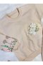 Baby Girl Floral Detailed Bottom-Top Set - 3