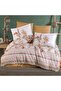 Clasy Oliva Mustard Ranforce Double Duvet Cover Set