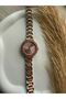Öztel Vintage Minimalist Large Dial Cord Vintage Women's Wristwatch - 8