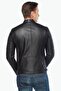 Brando Genuine Lambskin Biker Men's Jacket Black - 6