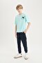 Boys Jogger Sweatpants - Elastic Waist Leg and Pocket Z4094A625Sp - 3