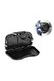 Car Seat Back Foldable Tray Black