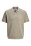 Jack Jones Jjegeorge Knıt Polo Ss Sn Men's Anthracite Tshirt 12268281-16 - 2