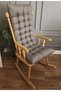 Selen Luxury Chair Cushion, Bench, Rocking Chair Cushion 120X50Cm Anthracite (Cushion Only) - 2