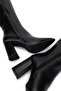 Women's Genuine Leather Black Leather Classic Boots - 5