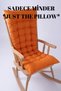 Selen Lux Rocking Chair, Bench, Swing Cushion 120x50cm Orange (CUSHION ONLY) - 4