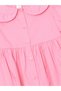 Lcw Kids Baby Collar Poplin Girl's Dress - 4