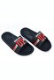 Urban Men's Black Comfortable Beach Pool Wet Floor Slippers - 4