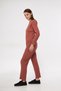 Women's Tile Women's Ribbed Report & Tracksuit, Casual Home Wear Pajamas Set - 5
