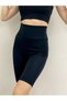 High Waist Gathering Short Leggings Set with Bustier Sports Leggings Fitness Set Training Yoga Recovery - 9