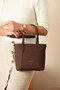 Thick Strap Brown Women's Hand and Shoulder Bag - Jpm6047 - 7