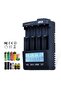 OPUS BT-C3100 V2.2 بطارية ذكية قابلة لإعادة الشحن ومزودة بأربع فتحات لشاشة LCD...