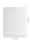 WHITE 4pcs Stretched Canvas, 8 x 10 Inches ( 20 x 25 cm) Square Blank Canvases, 100% Cotton Canvases - 6
