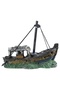 Aquarium Sunken Ship Decoration Resin Fishtank Ornaments Hideout for Hermit 12.5*6*10cm Mini Retr... - 3
