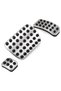 Car Gas Fuel Brake Foot Pedal Cover For Mercedes Benz V-Class Vito Metris Viano V260 W639 W447 Ac... - 3
