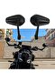 7/8" 22mm Motorcycle MotorbikeScooters Rear View Side Mirror HandleBar End Mirrors For Yamaha Kaw... - 2