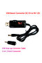 محول تعزيز USB أسود من 5 فولت تيار مستمر إلى 9 فولت 12 فولت كابل محول رفع USB موصل 3.5 × 1.35 مم للطاقة - 7