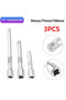 3pcs 1/4 Inch Socket Ratchet Wrench Extension Bar 50/75/100mm Long Bar Steering Sleeve Connecting... - 7