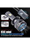 H7 5000K DAWNKNIGHT K5C MINI H7 H11 5000K مصباح أمامي LED H11 H1 HB3 HB4 12V مصباح سيارة LED 2 - 3