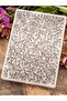 black 1Pc Embossing Folder Leaf Background Pattern Plastic Embossing Folder Machine Template for Car - 7