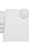 WHITE 4pcs Stretched Canvas, 8 x 10 Inches ( 20 x 25 cm) Square Blank Canvases, 100% Cotton Canvases - 3