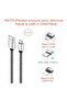 كابل USB Type C بطول 2 متر، سلك شاحن بطارية سريع الشحن 2.4 أمبير، كابل بيانات من النايلون المنسوج، للهاتف المحمول - 2