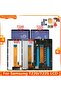 شاشة LCD مقاس 8.7 بوصة بإطار أبيض T220 لجهاز Tab A7 Lite 2021 SM-T220 SM-T225 T220 T225، شاشة لمس رقمية