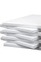 WHITE 4pcs Stretched Canvas, 8 x 10 Inches ( 20 x 25 cm) Square Blank Canvases, 100% Cotton Canvases - 4