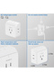 PUJIAMX US Surge Protector,5 Sockets Outlet Power Strip Multi Tap Plug Electrical Charge Adapter... - 3